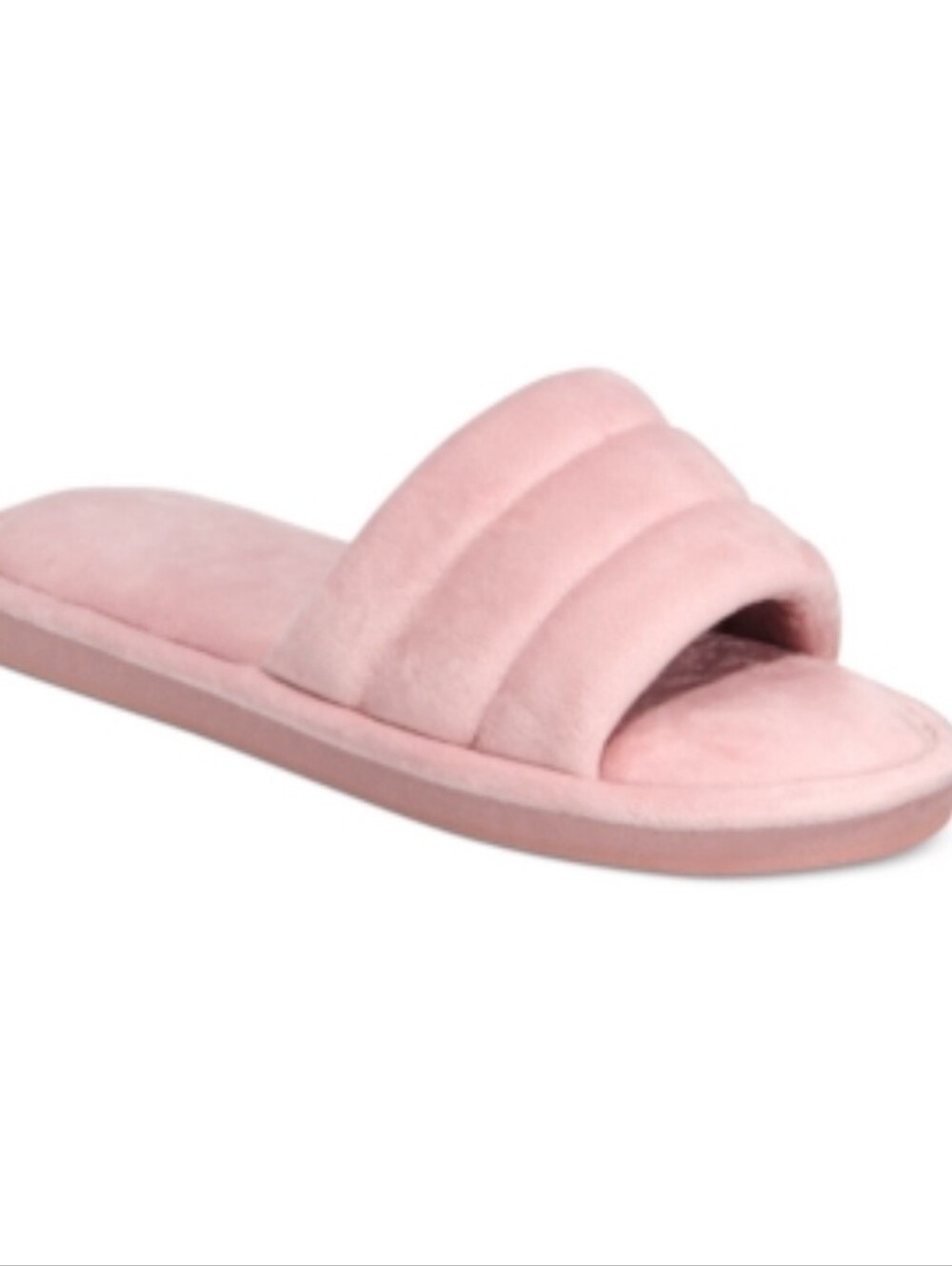 Alfani Plush Slide Slide Sandal - Blush Pink Size 11-12
